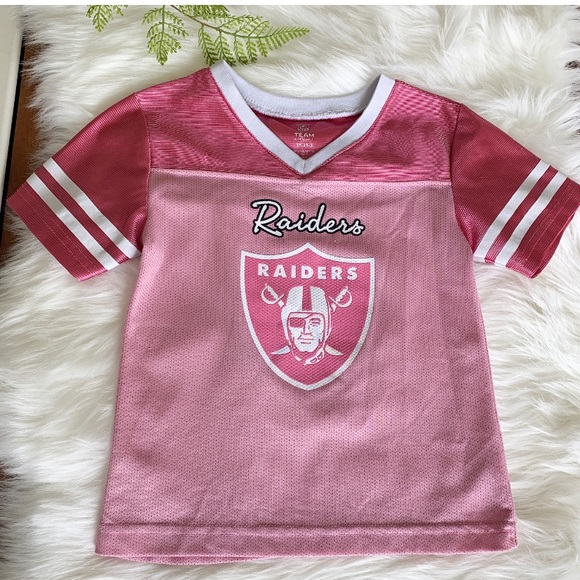 pink raiders jersey
